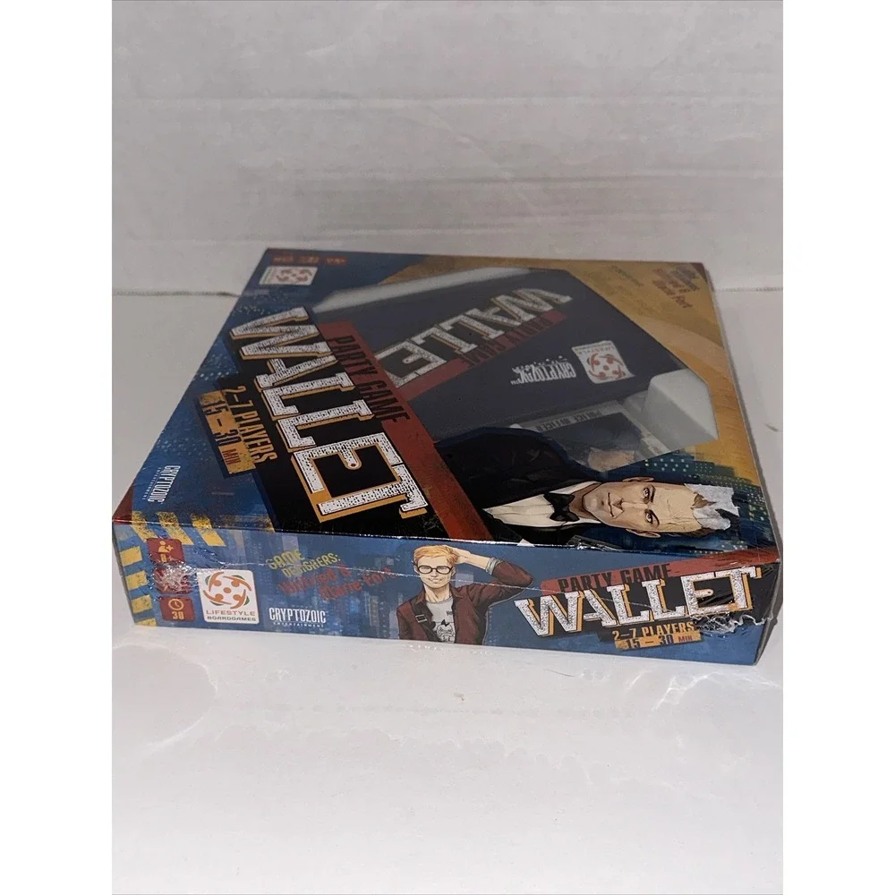 Cryptozoic Entertainment Party Game Wallet 2-7 players 15-30 min New Sealed F21‎
